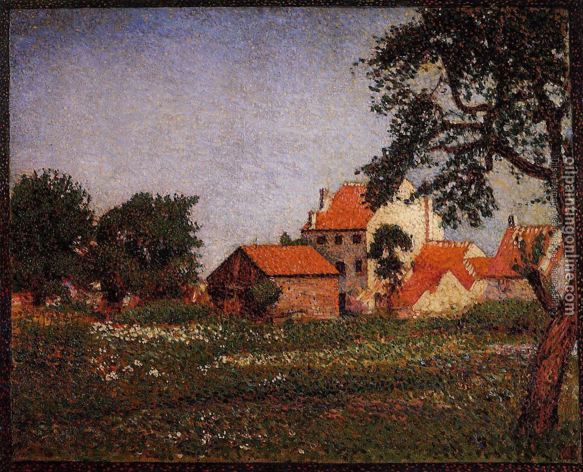 Lemmen, Georges - Houses at La Hulpe